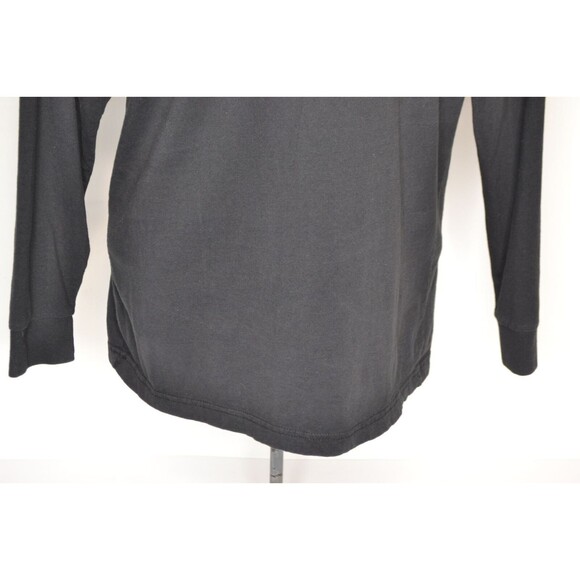 Nebraska Blackshirts Men's Medium Black Embroidered Mock Neck Long Sleeve Shirt - Picture 7 of 12